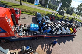 Leveringen in september: Kinglifter naar verschillende locaties in Europa en daarbuiten