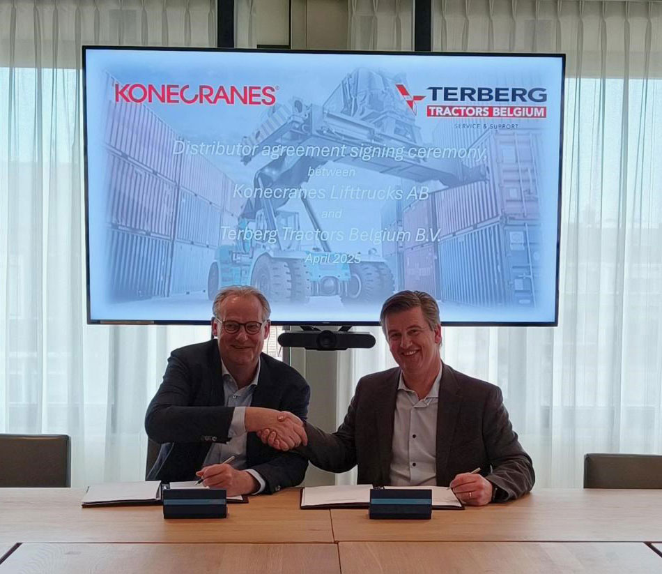 Konecranes Lift Trucks en Terberg Tractors Belgium Ondertekenen Distributieovereenkomst